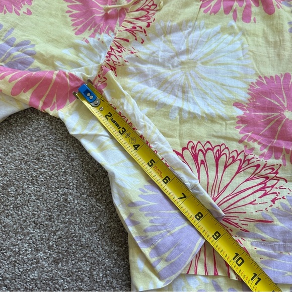 Old Navy Intimates Yellow Floral Shorts Women's Size Small Y2K Loungewear Spring - Picture 15 of 16